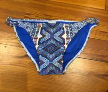 Tribal Patterned Bikini Bottoms