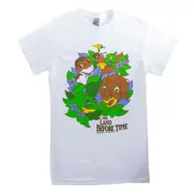 Land Before Time Colorful Dinosaurs Graphic T-Shirt XL