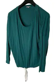 Eberjey Gisele Slouchy green top women's size medium
