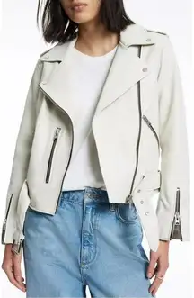 AllSaints Belfern Leather Biker Jacket Size US/4