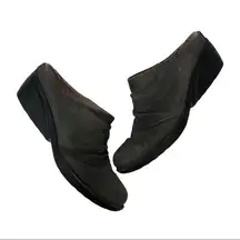 Dansko Amber Shimmer Slip On Wedge Clogs Mule 39