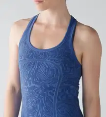 Lululemon Swiftly Tech Racerback Heathered Harbor Blue