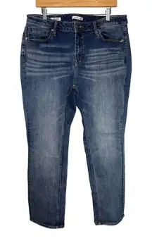 Vigoss Marley Straight Leg High Rise Jeans Women’s Size 18 Blue Denim