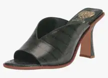 Vince Camuto Footwear MERSHID Heeled Sandal Deep Green Emerald 5.5 NIB