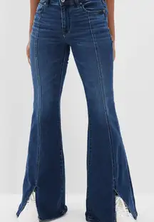 American Eagle Outfitters Festival Flare Wide Leg Jeans