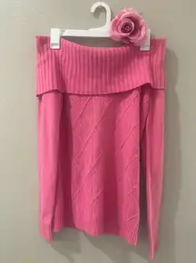 Over the shoulder sweater