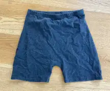 Brandy Melville - Basic Stretch Shorts in Dark Grey