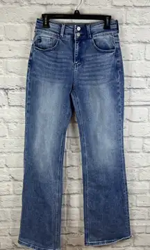 Kancan Onyx Casual Medium Wash  High Rise Holly Flare Jeans Size 7/27