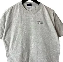 FBI T Shirt Vintage Y2K Medium M Gray Graphic Tee