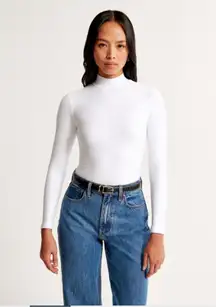 Turtleneck White Body Suit