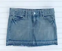 GAP Blue Pencil Mini Skirt Casual