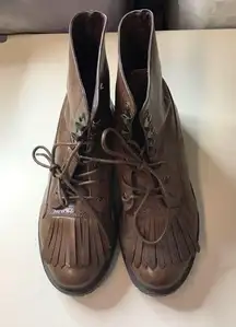 NEW! Torrid Brown Combat Boot Size 7.5