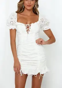 Hello Molly Saved By The Bell White Dress small NWT