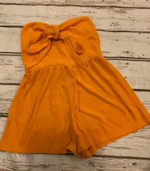 Terry Cloth Romper - XS