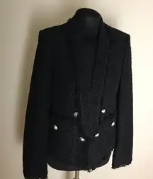 Express Black Boucle Blazer NWT