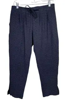 Betabrand Soho Jogger Womens Sz‎ M Petite Dress Yoga Pants Drawstring Blue