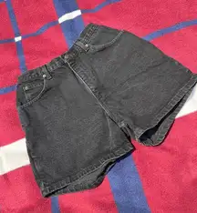 Vintage Zena Jeans faded black denim shorts Made in the USA
Tagged size 10 missy