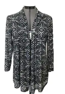 Simplicity by Azul Womens Open Cardigan Medium