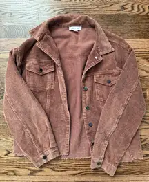 Corduroy She & Sky Jacket Brown
