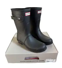 NEW Hunter Original Short Matte Rain Boot Waterproof US Size 10