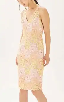 Topshop NWT  strappy lace midi dress