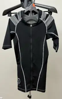 IntelliSkin Women’s PostureCue Compression Shirt Black/Gray Size M