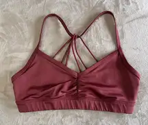 ALO YOGA Candied Plum Women’s Sports Bra Athletic Activewear Sz M EUC