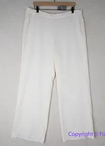 New! J. Jill saydy full leg pants vinilla cream/ivory wide‎ leg , size 18