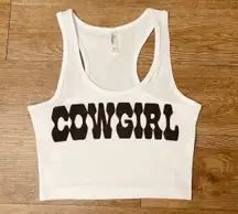 Cowgirl Cropped Tank