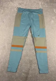 cotopaxi dejabo seamless baselayer tight medium Women's Blue Orange