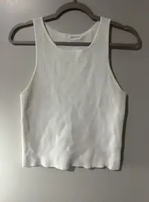 White Vestique Tank
