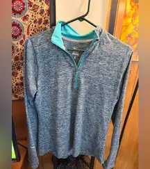 Nike Running Dri-Fit 1/4 Zip Pullover Thumbholes Long Sleeve Womens M- Worn Once