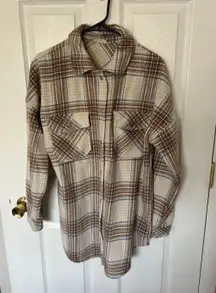 Plaid Shacket Flannel