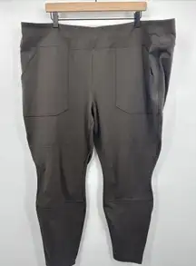 Carhartt Fitted Force Midweight Utility Leggings Womens 2X‎ 22W-24W Brown Plus