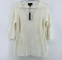 Romeo + Juliet couture new with tags size large distressed sweater