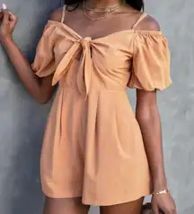 VICI | Mercedes Off The Shoulder Pocketed Romper