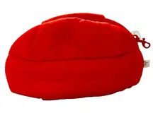 Aerie Offline Red Puffy Makeup Bag NWT
