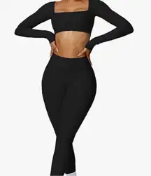 small black workout set