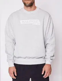 SoulCycle London Derek Soho Pullover Sweatshirt | Heather Grey | XL