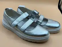 Dr. Martens Pair Of Rare Vintage Silver/White  Mary Jane Style US9 women’s shoes