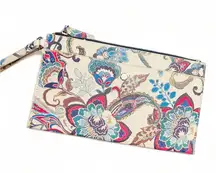 Chico’s paisley wristlet wallet