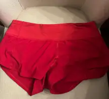 Lululemon Speed Up Short *2.5" Dark Red Size 6