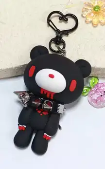 Cute Black Bear Keychain
