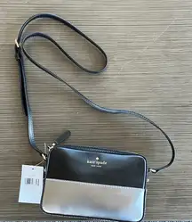 Kate Spade Black and Silver Ivy Street Bag