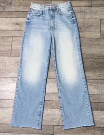 MOTHER Superior High waisted Tunnel Vision Sneak The Other Side Jeans