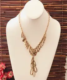 Robert Lee Morris Cascading Necklace Goldplate