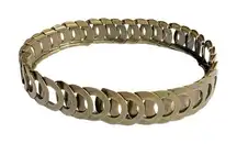 Vintage overlapping circle metal stretch waist belt‎ M/L boho moto