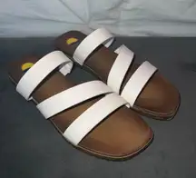 White sandals