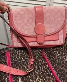Pink Coach Crossbody Bag