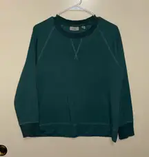 L.L. Bean Women's Teal Crewneck Sweater